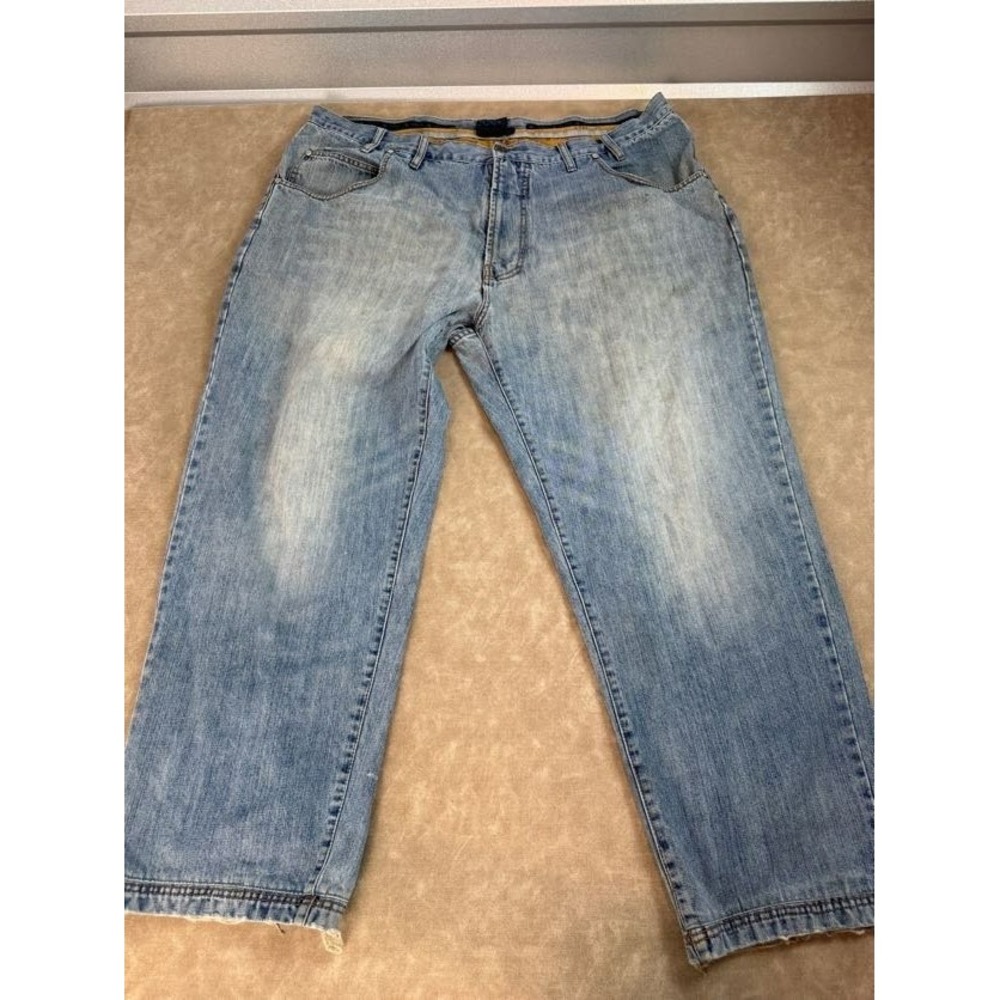 Jean Denim Culture Wissam Mens Straight Relaxed Fit Denim Jeans Stone Wash 44